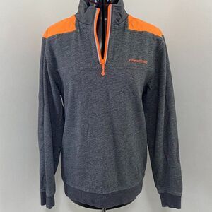 Vineyard Vines Shep Quarter Zip Pullover Fleece Ribbed Cuff and Hem Size S